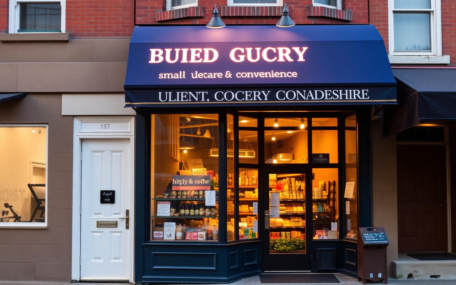 Storefront of Front Grocery Store
